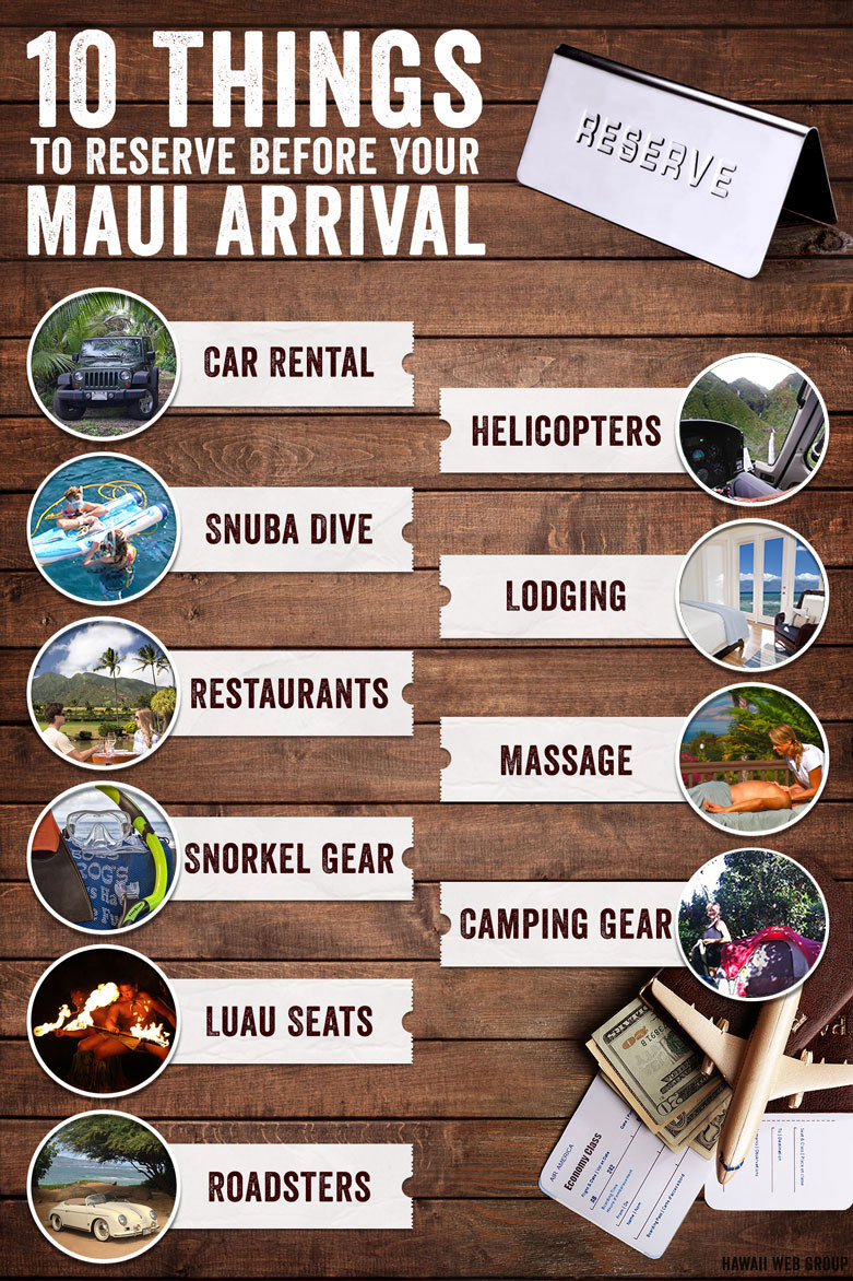 10 things for your Maui arrival
